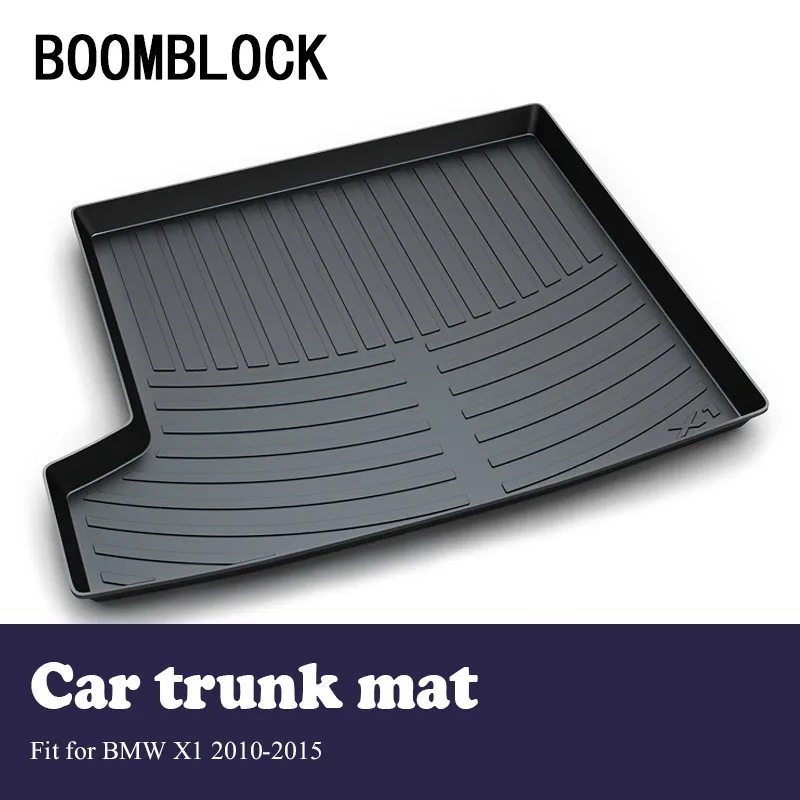 BOOMBLOCK For BMW X1 E84 2010 2011 2012 2013 2014 2015 Waterproof Anti-slip Car Trunk Mat Tray Floor Carpet Pad Protector BOOMBLOCK For BMW X1 E84 2010 2011 2012 2013 2014 2015 Waterproof Anti-slip Car Trunk Mat Tray Floor Carpet Pad Protector