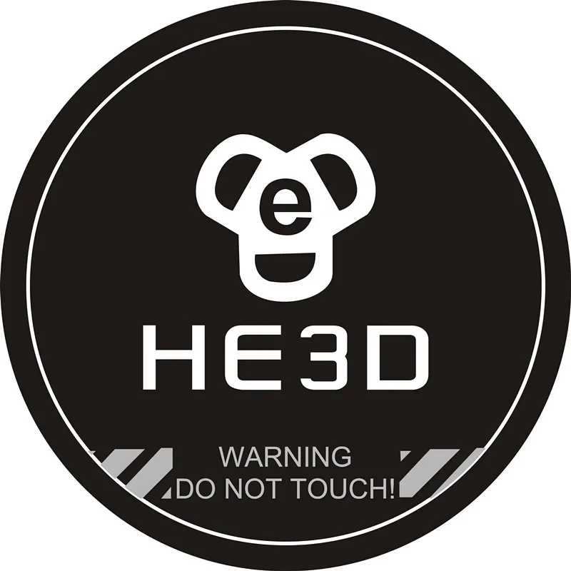 HE3D thickness 3 5mm aluminum heat bed for delta K280 3D printer