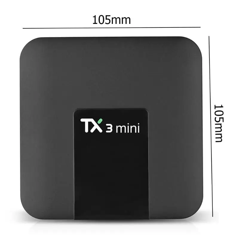 TX3 Мини Android 7,1 Smart ТВ коробка 1 + 8 GB Smart S905W 4 ядра Wi-Fi 4 K H.265 телеприставки Media Player
