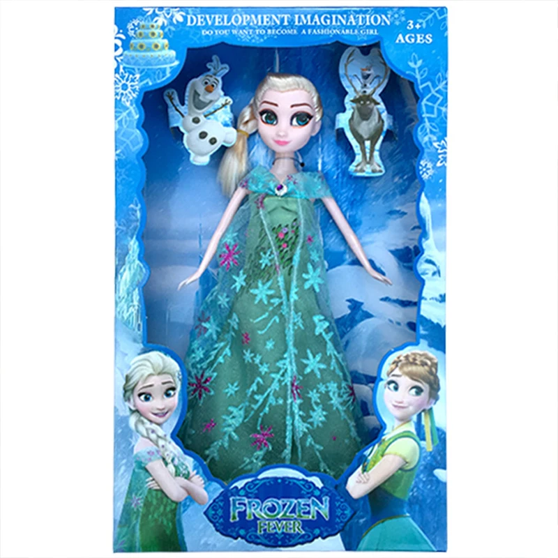 Movies TV toys hobbies Frozen plush new generation of snow Princess girl birthday gift children's toys snow romance doll