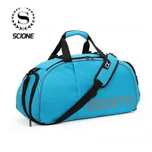 Scione 40L Водонепроницаемая дорожная сумка через плечо многофункциональный багажный Чемодан большой вещевой однотонный рюкзак выходные спортивные туфли сумочка