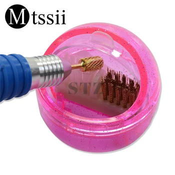 

Mtssii Nail Drill Bits Cleaning Brush Box For Electric Manicure Machine Drills Portable Wash Manicure Nail Art Tool Cleaner 1 PC