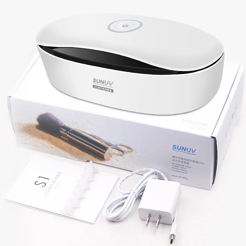 

Portable Smart LED UV Sterilizer Hair Care Manicure Personal Care Tool Disinfection Box US EU plug