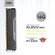 Klevv BOLT PC Desktop 32GB 2X16GB Dual-channel DDR4 PRO 2666MHz DIMM Desktop Memory Support motherboard ddr4