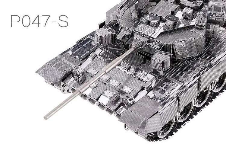 Piececool Россия T-90A Танк DIY 3d Металл нано головоломка собрать модель наборы P047-S лазерная резка головоломки игрушки