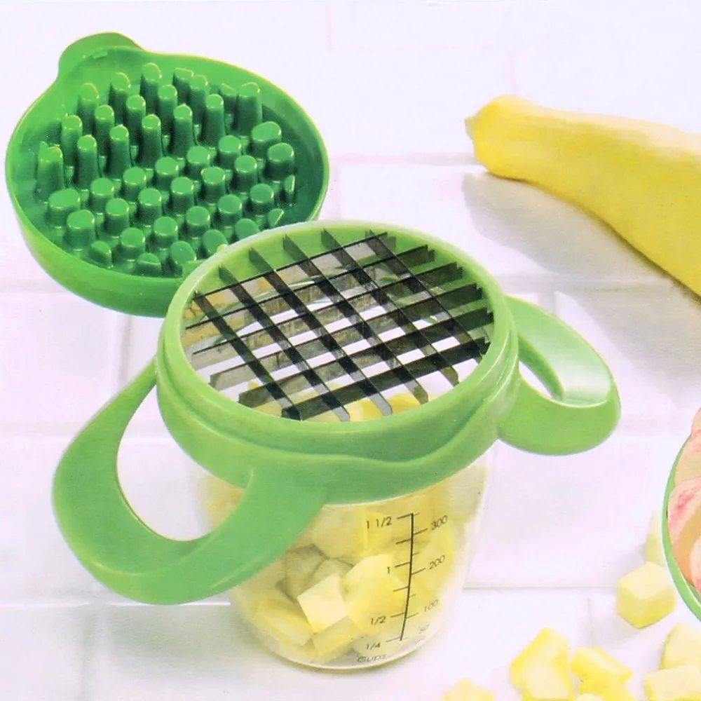 Stainless Steel Fruit Vegetables Slicer Dice Chop Machine Food Onion