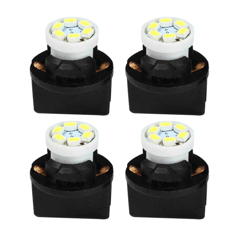 10 шт 12 V T10 SMD 1210 6 светодиодный s поворотный разъем лампа приборной панели датчик светодиода Кластерные лампы лампа приборной панели с держателем(белый