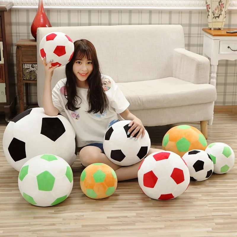 1Pc 20 45Cm Heavy High Quality Kawaii Football Pillow Plush Toys 4
