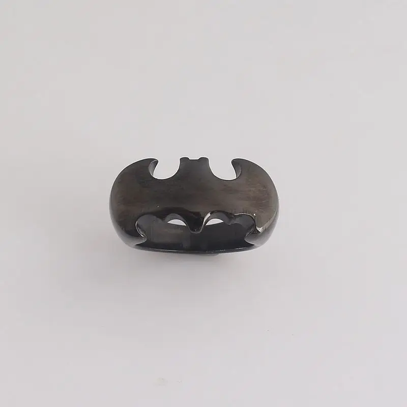 Hot Movie Jewelry Black Batman Ring For Men And Women Jewerly