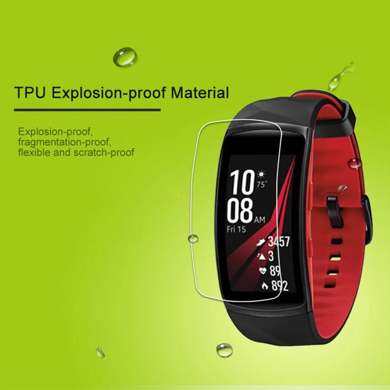 Bracelet Silicone De Rechange Pour Samsung Gear Fit2 / Fit2 Pro – Confortable, Réglable, Imperméable
