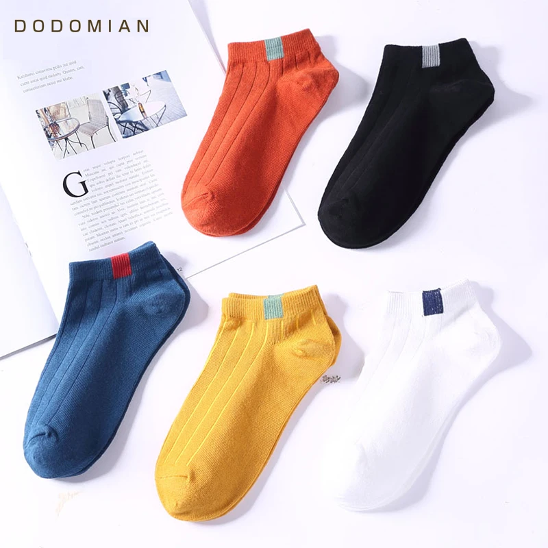 

2019 New Socks Women Breathable 5 pairs/lot Cotton Funny Fashion Ankle Sock Cute Candy Colors Short Sokken Casual Socks Set