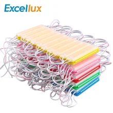 100 шт. светодиодный впрыск светодиодный модуль 12 В для Рекламные Надписи подсветка белый/теплый белый/красный/зеленый/синий/розовый