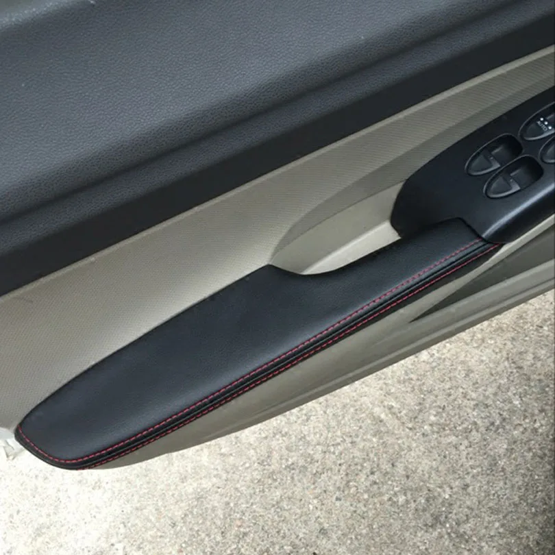 JXKaFa для Honda Civic 8th 2006-2011 искусственная кожа автомобильная дверь подлокотник чехол
