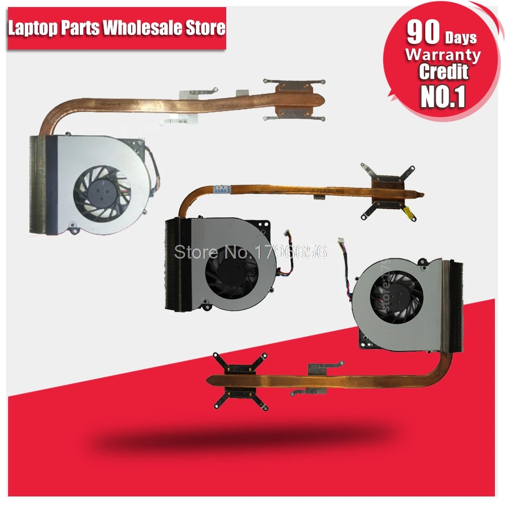 Online Original para asus laptop disipador de calor del ventilador de refrigeración de la cpu coolerK52 K52F A52F X52F P52F k52J K52JR P52J A52J X52J K52D X52D disipador CPU