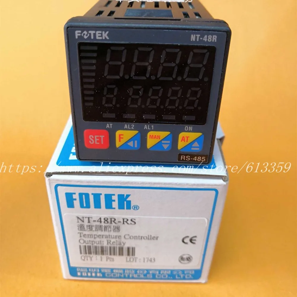 

NT-48V-RS NT-48L-RS FOTEK PID+Fuzzy Intelligent Temperature Controller 100% New & Original