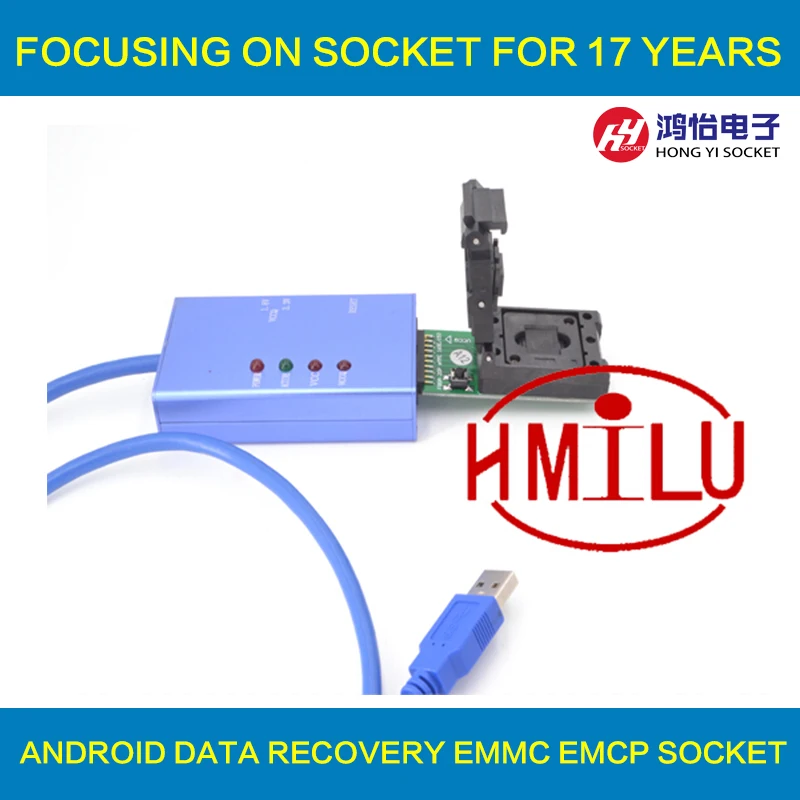 EMMC153 169 EMCP162 189 EMCP221 EMCP529 socket 6pcs for your Choice data recovery tools for font