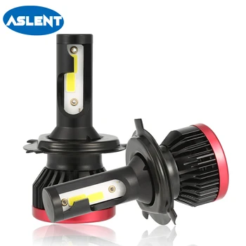 

ASLENT 2X H4 LED Car Light Bulbs H7 H1 H11 H8 H9 9005 HB3 9006 HB4 H3 Headlight Bulb 6500K LEDs COB Fog Headlamp Lights 12V