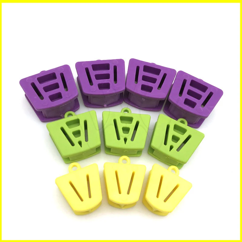 10Pcs Dental Bite Block Retractor Opener Silicone Mouth Props Cushion AdultChild (6)