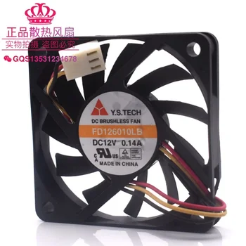 

New Y.S.TECH YUAN WAN FD126010LB 12V 6010 6CM 3 Line Fan Double Ball