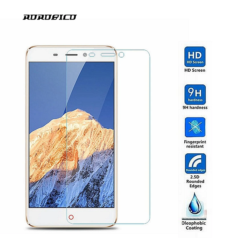 2 Pellicole In Vetro Temperato 9H Per ZTE Nubia M2 – 0,26mm HD Anti-Graffio – Copertura Piatta (Non Full Coverage)