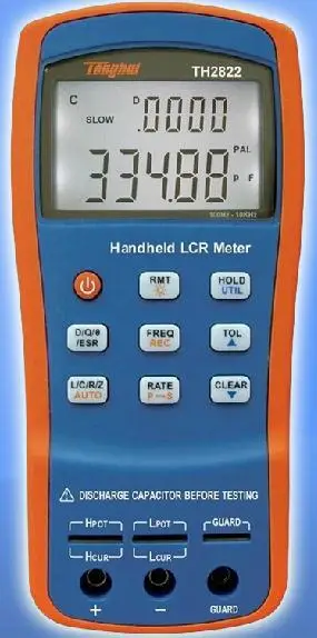 Fast arrival Handheld LCR Meter Inductance Capacitance Resistance LCR QZD ESR DEG Tester 1KHz USB TH2822