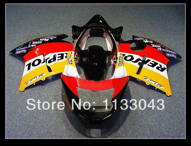 Комплект обтекателей под давлением красный репсол для Honda CBR1100XX 96 05 CBR1100 XX 1996 2005 CBR