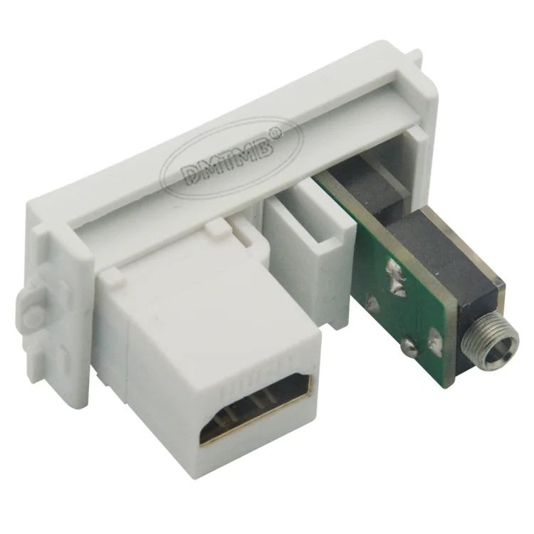 HDMI 3 5 мм аудио комбинированная мультимедийный коннектор настенная плита|wall plate|wall