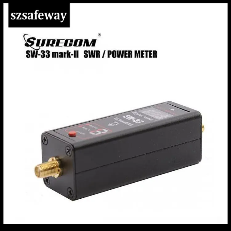 

SW-33 Universal MINI Digital VHF/UHF Power & SWR Meter 125-525MHz SW 33 For Baofeng Walkie Talkie FM Two Way Radio