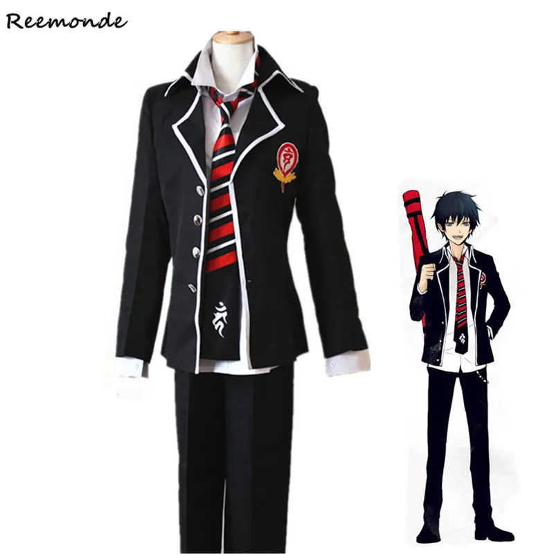 Anime Blue Exorcist Ao No Exorcist Cosplay Costumes Okumura Rin Jacket Pants School Uniform For Men Boys Full Set Clothing Buy At The Price Of 57 In Aliexpress Com Imall Com