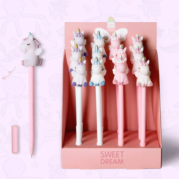 

kawaii Cute Sweet Dream Unicorn Signature Gel Pen Escolar Papelaria School Office Supply Promotional Gift