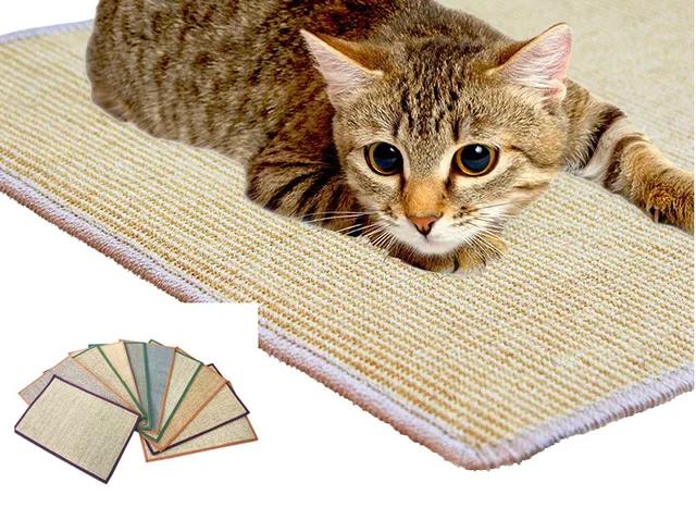 Sisal Cat Scratcher Consiglio Che Graffia Della Zerbino Giocattolo per Erba Gatt Sisal Cat Scratcher Consiglio Che Graffia Della Zerbino Giocattolo per Erba Gatt