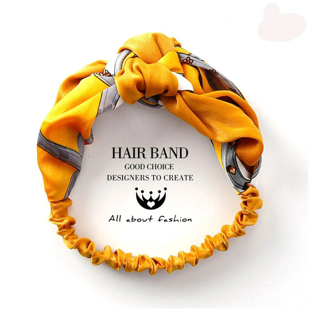 

Hot Sale 2019 Lovely Hairband Women Hair Accessories Turban Twist Cross Headwrap Girl Floral Elastic Knotted Headwear 36Styles