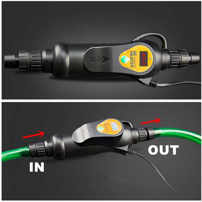 New 300W 500W Digital Aquarium External Heater 20 35 degree Adjustable