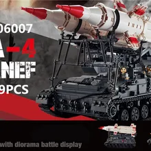 XB 06007 1469 шт. Военная серия SA-4 Ganef Набор строительных блоков Кирпичи Детские развивающие игрушки модель подарки на день рождения