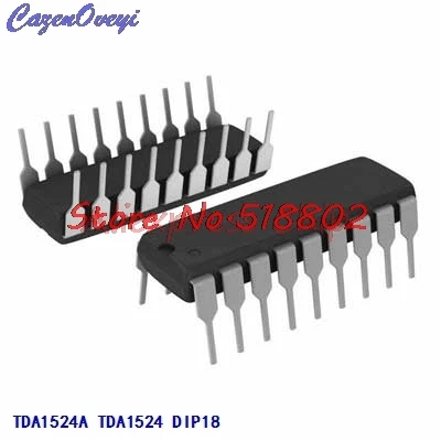 

1pcs/lot TDA1524A TDA1524 DIP18 Stereo-tone/volume control circuit In Stock