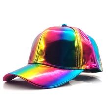 Sombrero de lujo de moda de hip-hop para Arco Iris Color que cambia el sombrero de la gorra de nuevo al futuro Prop Bigbang g-dragon gorra de béisbol