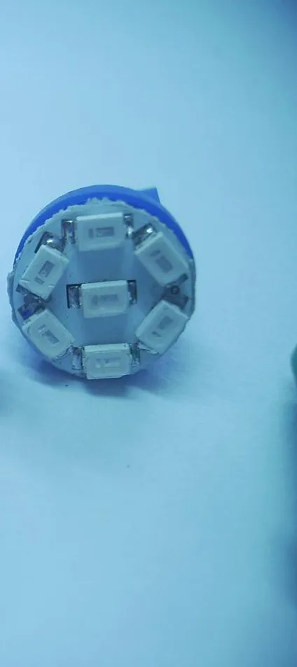 200 X Автомобильный светодиодный T10 194 W5W 7 1206 smd 3020 Светодиодный светильник на