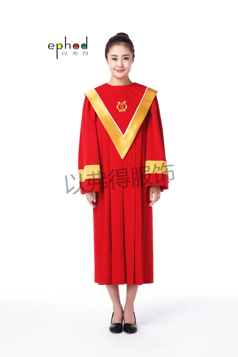 Choir Robe Red Color Murphy Anthem Church Singing Costume choir hymn