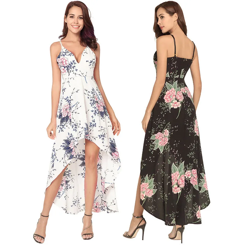 Vestidos verano 2018 летнее платье с цветочным рисунком для женщин сексуальный пляжный