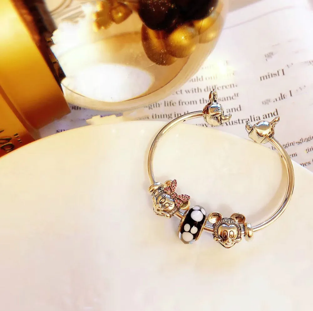

Original copy 1:1 high quality 100% 925 sterling silver Mickey Pandora Bracelet