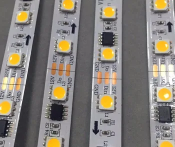 

Addressable WARM WHITE color DC12V 60leds/m 20pcs ws2811 ic/meter(20pixels) led digital strip;IP33;NON-WATERPROOF;WHITE PCB