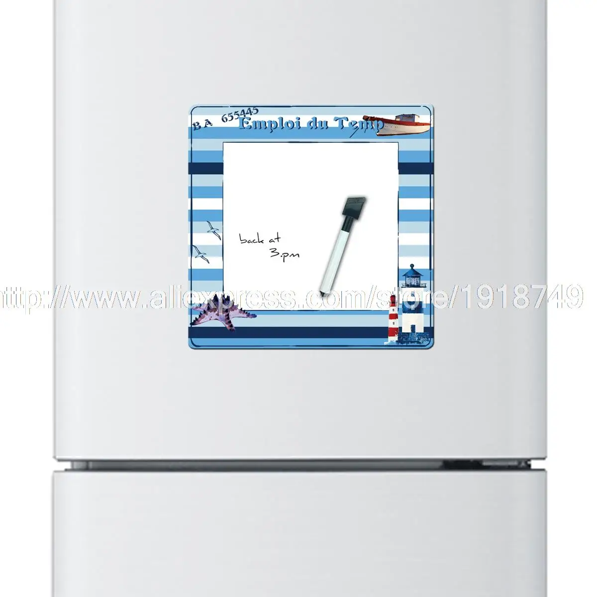 us 13 98 2pcs lot emploi du temp printed custom magnet message board home decor refrigerator cartoon square magnet sticker for kitchen in fridge emploi du temp