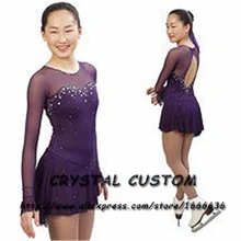 Платье для соревнований по фигурному катанию на заказ, Модное Новое Брендовое детское платье для фигурного катания на льду DR3572