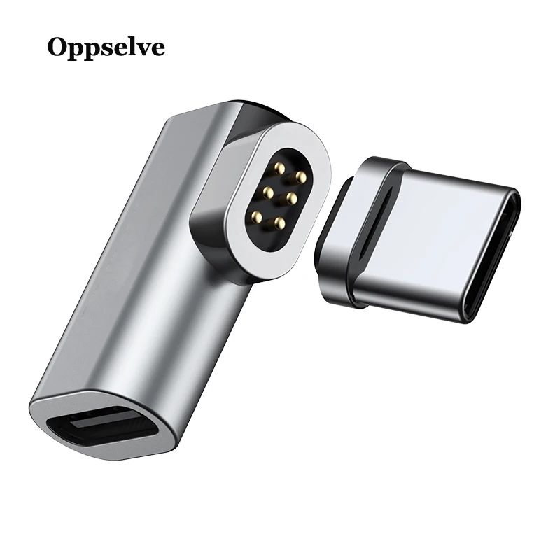 Кабель USB Type C к магнитному адаптеру для Macbook Samsung S10 S9 S8 + OnePlus 5 5T 6 быстрая зарядка