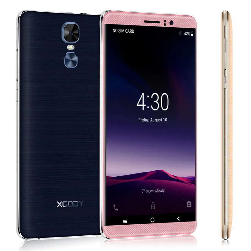 Xgody смартфон 6 0 дюймов четырехъядерный процессор 1 ГБ ОЗУ 8 Гб ПЗУ Android 5 две sim карты