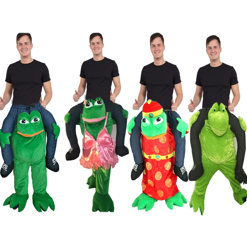 Adult Halloween Mascot Costumes Ride On Frog Costume Fancy Dress y adult-halloween-mascot-costumes-ride-on-frog-costume-fancy-dress-y