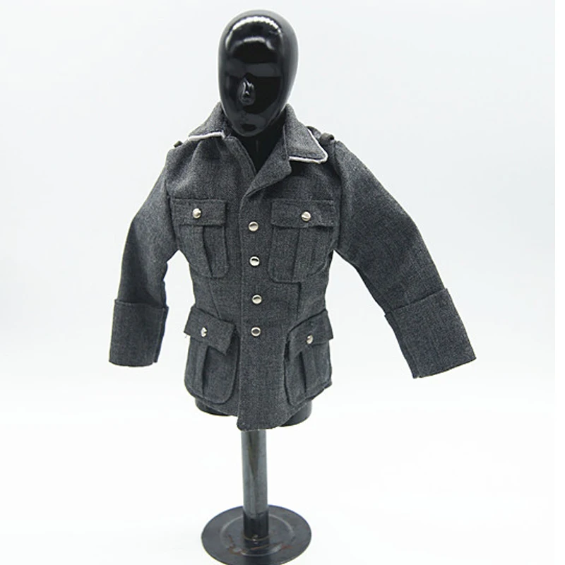 1:6th Black WWII German Paratrooper Hollow Leather Boots For 12/" Male Body Doll