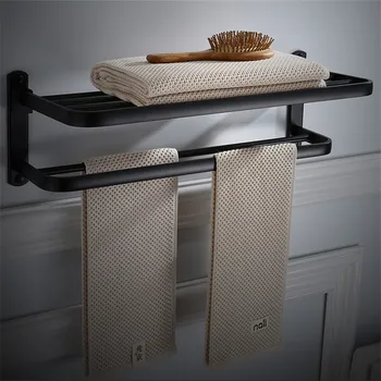 

Bathroom Accessories Set Towel Rack/Bar Bathroom Shelves Robe hook Paper Holder toilet brush holder Bath Hardware Set Aluminum