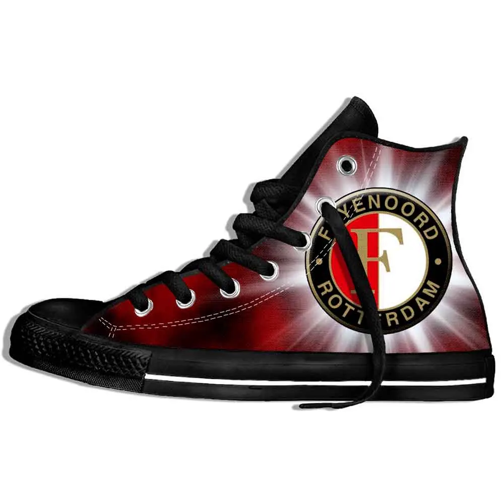 

New 2019 Feyenoord Rotterdam Sport Shoes Lace Up Lightweight High Top Sneakers