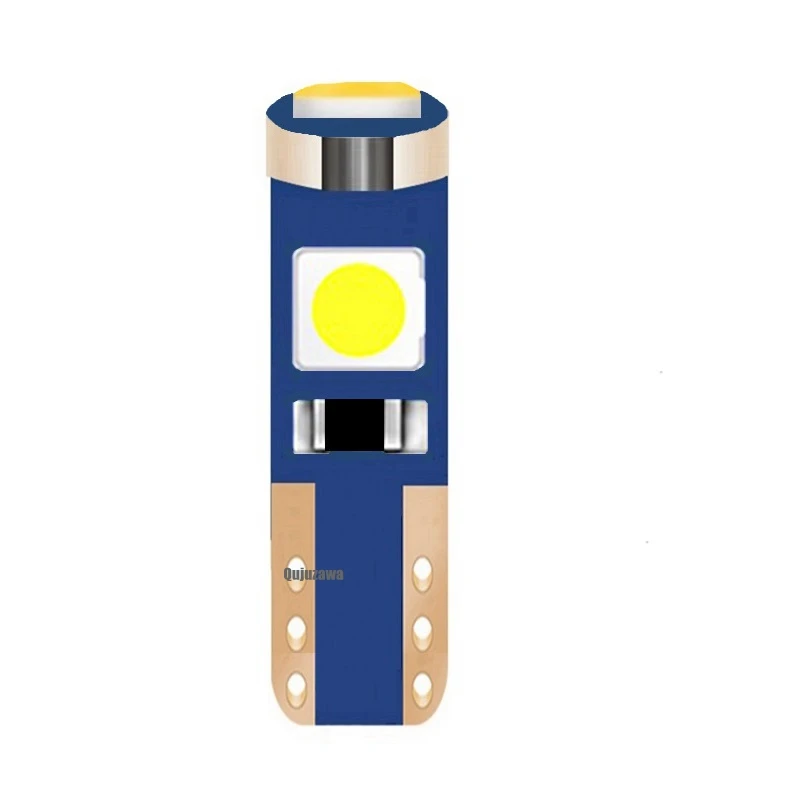 1 шт. W3W W1.2W T5 супер яркий 3 SMD 3030 светодиодный лампочка автомобильная доска